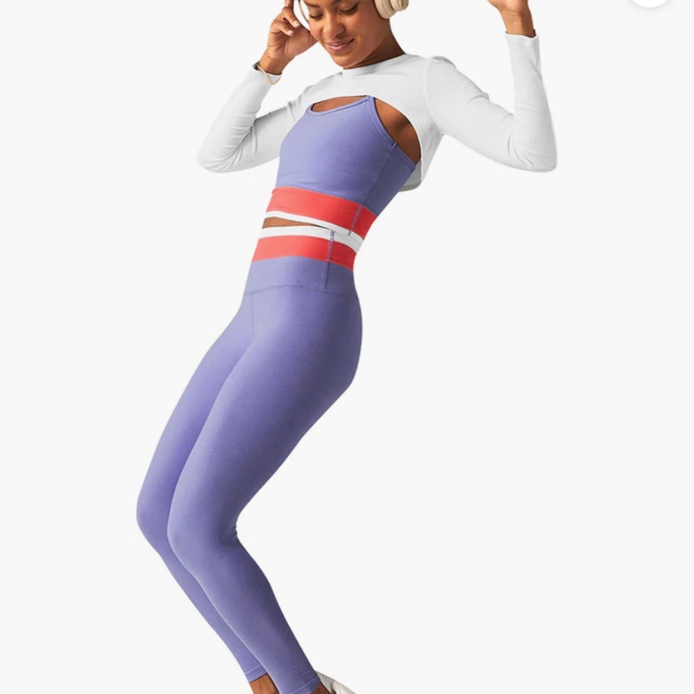 Beyond Yoga Purple and Red workout set